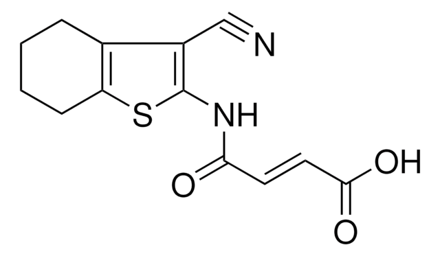 4-((3-CYANO-4,5,6,7-TETRAHYDRO-1-BENZOTHIEN-2-YL)AMINO)-4-OXO-2-BUTENOIC ACID AldrichCPR