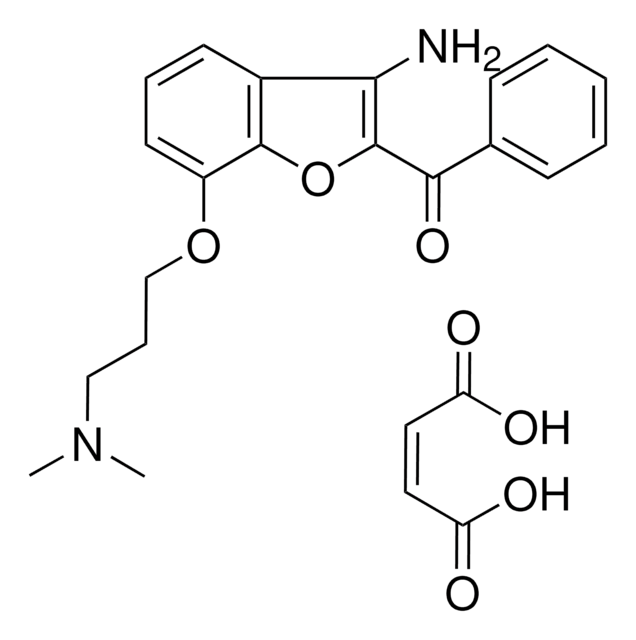 (3-AMINO-7-(3-(DIMETHYLAMINO)PROPOXY)-1-BENZOFURAN-2-YL)(PHENYL)METHANONE 2-BUTENEDIOATE AldrichCPR