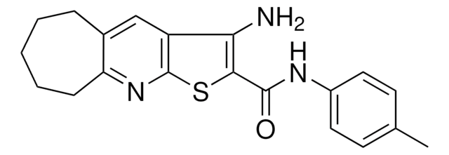 3-AMINO-N-(4-METHYLPHENYL)-6,7,8,9-TETRAHYDRO-5H-CYCLOHEPTA[B]THIENO[3,2-E]PYRIDINE-2-CARBOXAMIDE AldrichCPR