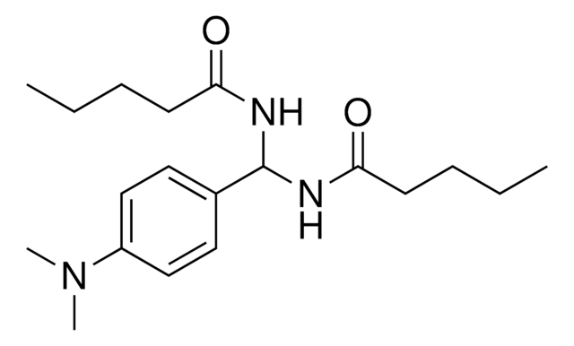 N-((4-(DIMETHYLAMINO)PHENYL)(PENTANOYLAMINO)METHYL)PENTANAMIDE AldrichCPR