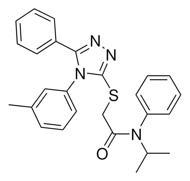 N-ISOPROPYL-2-{[4-(3-METHYLPHENYL)-5-PHENYL-4H-1,2,4-TRIAZOL-3-YL]SULFANYL}-N-PHENYLACETAMIDE AldrichCPR