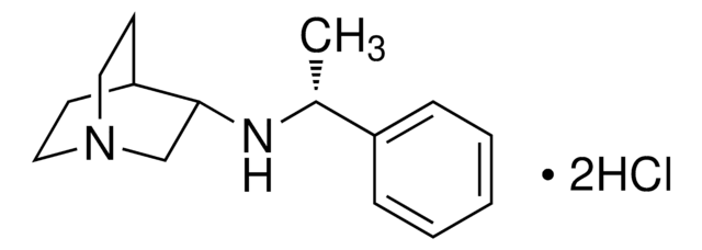 (-)-N-(1(R)-フェニルエチル)-1-アザビシクロ[2.2.2]オクタン-3(S)-アミン 二塩酸塩 98%