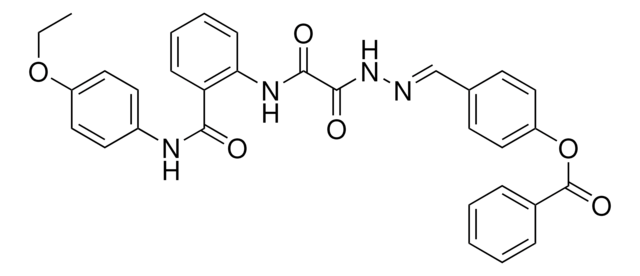 4-{(E)-[2-(2-{2-[(4-ETHOXYANILINO)CARBONYL]ANILINO}-2-OXOACETYL)HYDRAZONO]METHYL}PHENYL BENZOATE AldrichCPR