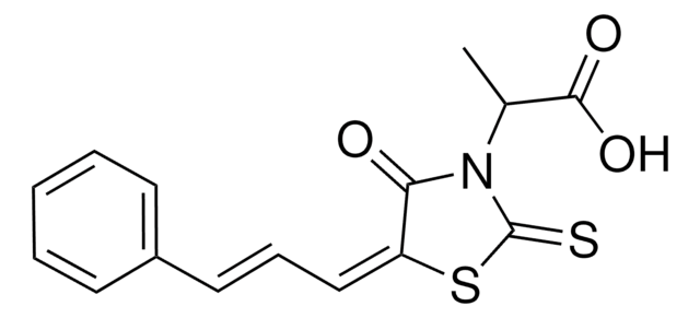 2-(4-OXO-5-(3-PH-2-PROPENYLIDENE)-2-THIOXO-1,3-THIAZOLIDIN-3-YL)PROPANOIC ACID AldrichCPR