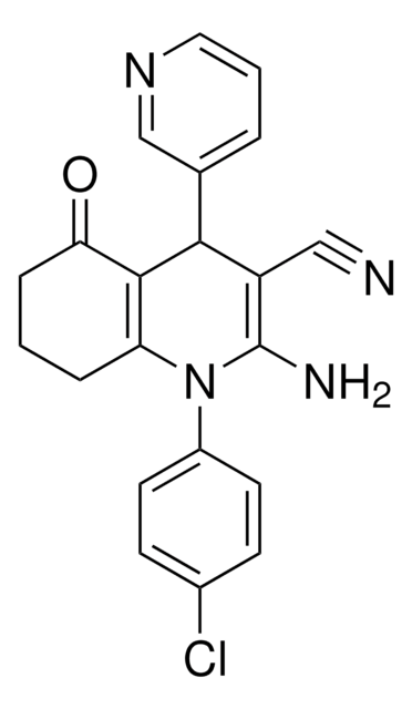 2-AMINO-1-(4-CHLOROPHENYL)-5-OXO-4-(3-PYRIDINYL)-1,4,5,6,7,8-HEXAHYDRO-3-QUINOLINECARBONITRILE AldrichCPR