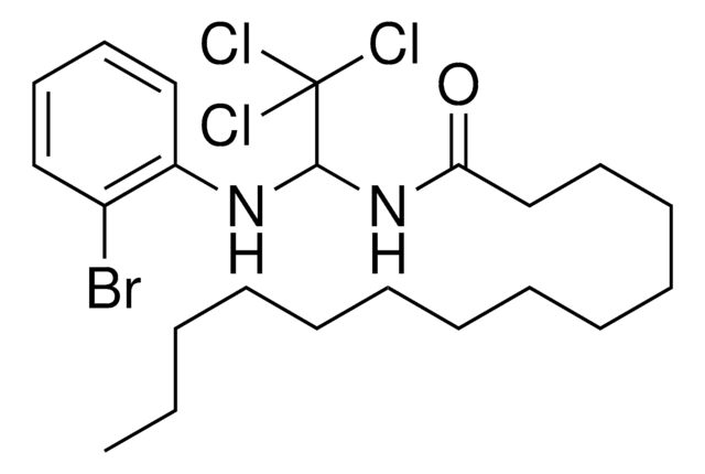 TETRADECANOIC ACID (1-(2-BROMO-PHENYLAMINO)-2,2,2-TRICHLORO-ETHYL)-AMIDE AldrichCPR