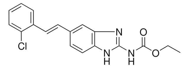 ETHYL 5 2 2 CHLOROPHENYL VINYL 1H BENZIMIDAZOL 2 YLCARBAMATE