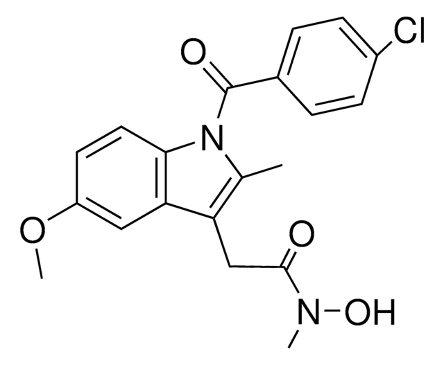 2-[1-(4-Chlorobenzoyl)-5-methoxy-2-methyl-1H-indol-3-yl]-N-hydroxy-N-methylacetamide AldrichCPR