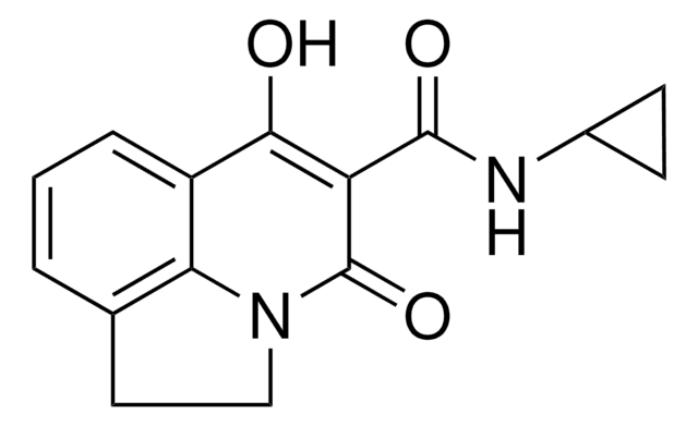 N-CYCLOPROPYL-6-HO-4-OXO-1,2-DIHYDRO-4H-PYRROLO(3,2,1-IJ)QUINOLINE-5-CARBOXAMIDE AldrichCPR