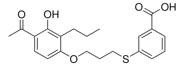 3-[[3-(4-ACETYL-3-HYDROXY-2-PROPYLPHENOXY)PROPYL]SULFANYL]BENZOIC ACID AldrichCPR