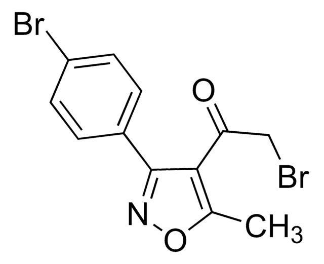 2-Bromo-1-(3-(4-bromophenyl)-5-methylisoxazol-4-yl)ethanone AldrichCPR