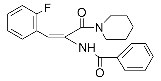 N-(2-(2-FLUORO-PHENYL)-1-(PIPERIDINE-1-CARBONYL)-VINYL)-BENZAMIDE AldrichCPR