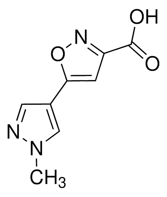 5-(1-Methyl-1H-pyrazol-4-yl)-3-isoxazolecarboxylic acid AldrichCPR