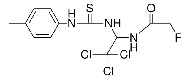 2-FLUORO-N-(2,2,2-TRICHLORO-1-(3-P-TOLYL-THIOUREIDO)-ETHYL)-ACETAMIDE AldrichCPR