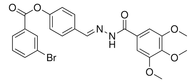 4-(2-(3,4,5-TRIMETHOXYBENZOYL)CARBOHYDRAZONOYL)PHENYL 3-BROMOBENZOATE AldrichCPR