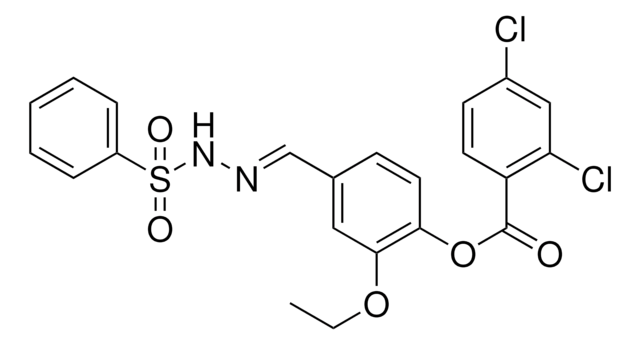 2-ETHOXY-4-(2-(PHENYLSULFONYL)CARBOHYDRAZONOYL)PHENYL 2,4-DICHLOROBENZOATE AldrichCPR