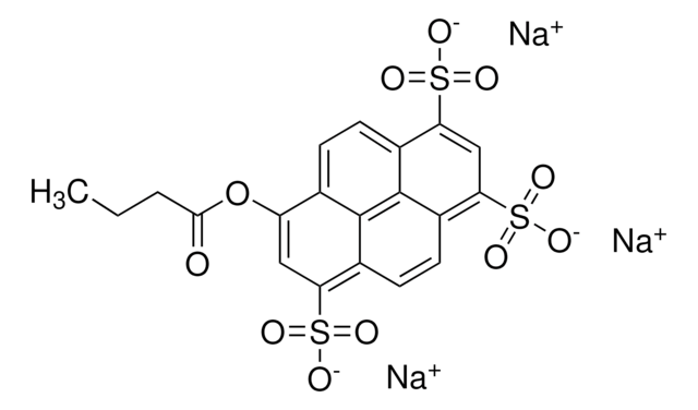 8-Butyryloxypyrene-1,3,6-trisulfonic acid trisodium salt for fluorescence, &#8805;95.0% (TLC)