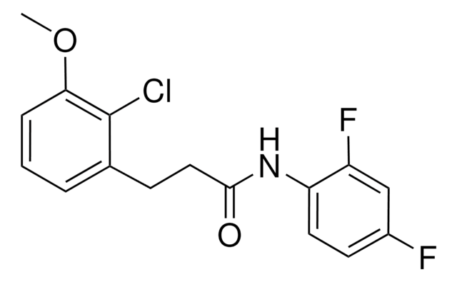 3-(2-CHLORO-3-METHOXYPHENYL)-N-(2,4-DIFLUOROPHENYL)PROPANAMIDE AldrichCPR