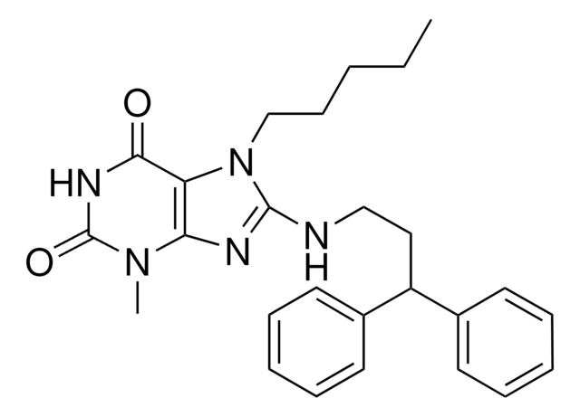 8-((3,3-DIPHENYLPROPYL)AMINO)-3-METHYL-7-PENTYL-3,7-DIHYDRO-1H-PURINE-2,6-DIONE AldrichCPR