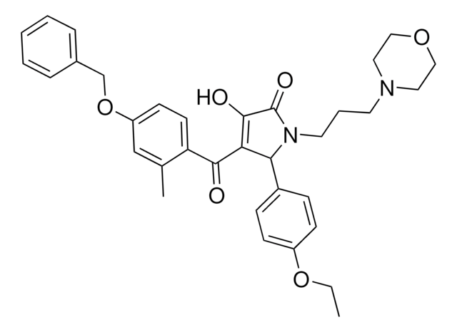 4-[4-(BENZYLOXY)-2-METHYLBENZOYL]-5-(4-ETHOXYPHENYL)-3-HYDROXY-1-[3-(4-MORPHOLINYL)PROPYL]-1,5-DIHYDRO-2H-PYRROL-2-ONE AldrichCPR