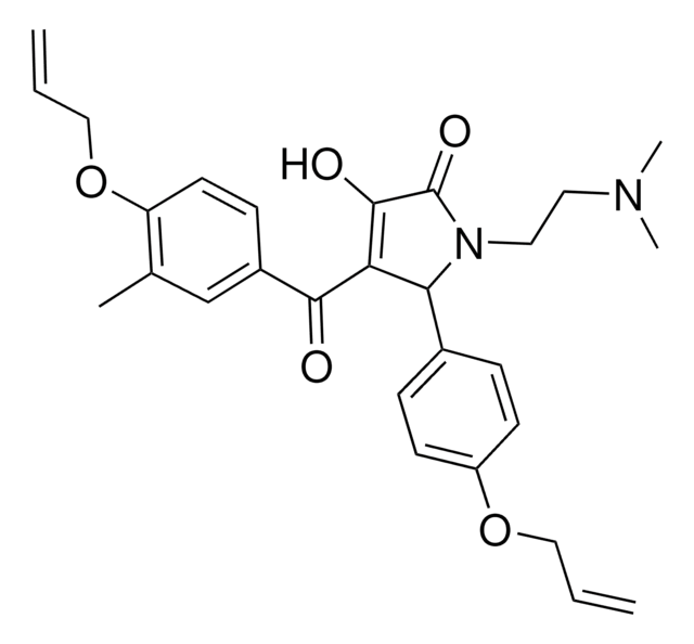 4-[4-(ALLYLOXY)-3-METHYLBENZOYL]-5-[4-(ALLYLOXY)PHENYL]-1-[2-(DIMETHYLAMINO)ETHYL]-3-HYDROXY-1,5-DIHYDRO-2H-PYRROL-2-ONE AldrichCPR