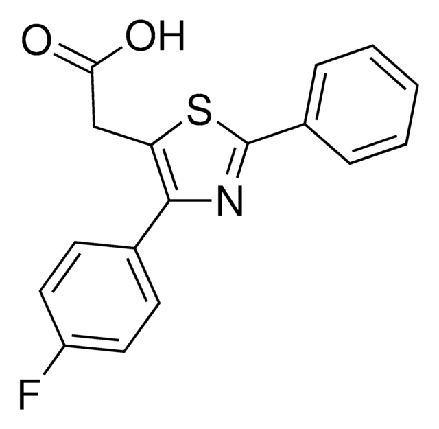 [4-(4-fluorophenyl)-2-phenyl-1,3-thiazol-5-yl]acetic acid AldrichCPR