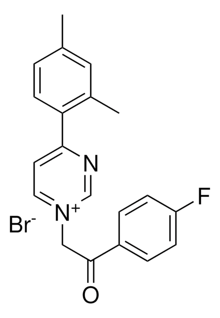 4-(2,4-DIMETHYLPHENYL)-1-(2-(4-FLUOROPHENYL)-2-OXOETHYL)PYRIMIDIN-1-IUM BROMIDE AldrichCPR