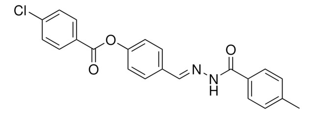 4-(2-(4-METHYLBENZOYL)CARBOHYDRAZONOYL)PHENYL 4-CHLOROBENZOATE AldrichCPR