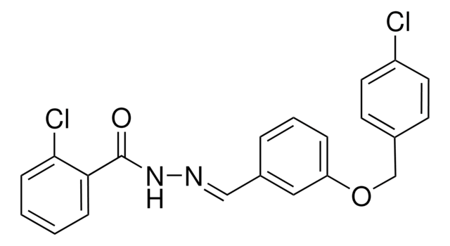 2-CHLORO-N'-(3-((4-CHLOROBENZYL)OXY)BENZYLIDENE)BENZOHYDRAZIDE AldrichCPR