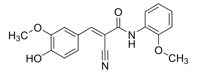 2-Cyano-3-(4-hydroxy-3-methoxyphenyl)-N-(2-methoxyphenyl)-2-propenamide AldrichCPR