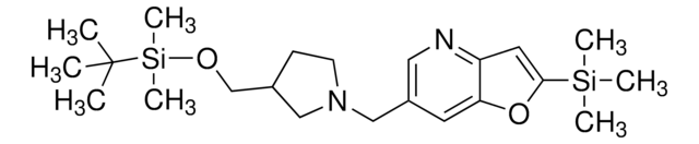 6-((3-((tert-Butyldimethylsilyloxy)methyl)pyrrolidin-1-yl)methyl)-2-(trimethylsilyl)furo[3,2-b]pyridine AldrichCPR