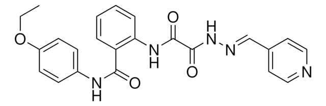 N-(4-ETHOXYPHENYL)-2-((OXO(2-(4-PYRIDINYLMETHYLENE)HYDRAZINO)AC)AMINO)BENZAMIDE AldrichCPR