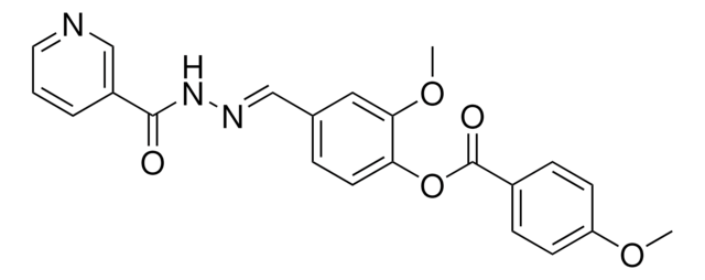 2-METHOXY-4-(2-(3-PYRIDINYLCARBONYL)CARBOHYDRAZONOYL)PHENYL 4-METHOXYBENZOATE AldrichCPR