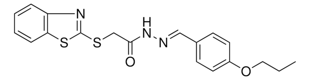 2-(1,3-BENZOTHIAZOL-2-YLTHIO)-N'-(4-PROPOXYBENZYLIDENE)ACETOHYDRAZIDE AldrichCPR