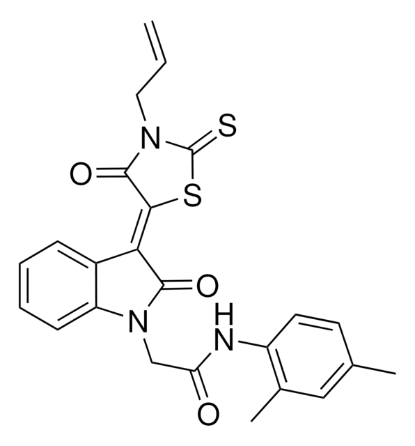 2-[(3Z)-3-(3-ALLYL-4-OXO-2-THIOXO-1,3-THIAZOLIDIN-5-YLIDENE)-2-OXO-2,3-DIHYDRO-1H-INDOL-1-YL]-N-(2,4-DIMETHYLPHENYL)ACETAMIDE AldrichCPR