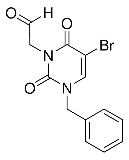 (3-Benzyl-5-bromo-2,6-dioxo-3,6-dihydro-1(2H)-pyrimidinyl)acetaldehyde AldrichCPR