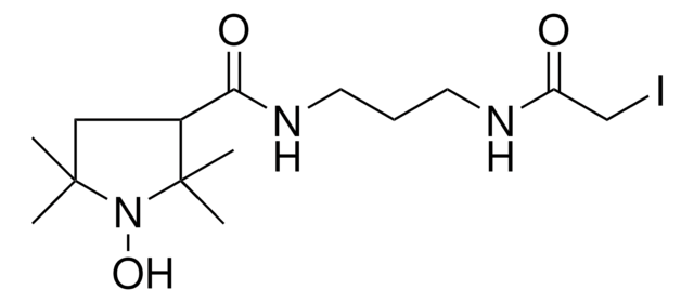 3-(3-(2-IODO-ACETAMIDO)-PROPYL-CARBAMOYL)-PROXYL, FREE RADICAL AldrichCPR