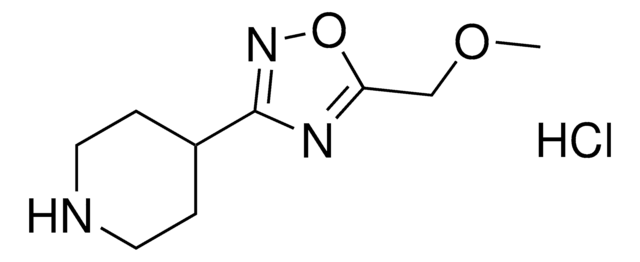 4-[5-(Methoxymethyl)-1,2,4-oxadiazol-3-yl]piperidine hydrochloride AldrichCPR