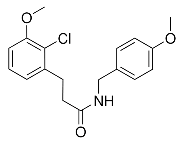 3-(2-CHLORO-3-METHOXYPHENYL)-N-(4-METHOXYBENZYL)PROPANAMIDE AldrichCPR