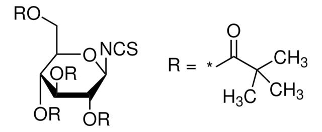 2,3,4,6-Tetra-O-pivaloyl-&#946;-D-glucopyranosyl isothiocyanate for chiral derivatization, LiChropur&#8482;, &#8805;95.0% (HPLC)