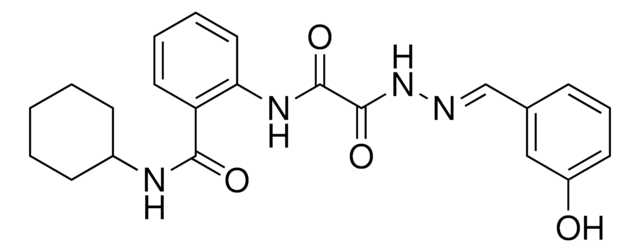 N-CYCLOHEXYL-2-(((2-(3-HYDROXYBENZYLIDENE)HYDRAZINO)(OXO)ACETYL)AMINO)BENZAMIDE AldrichCPR