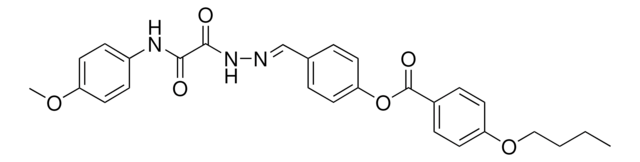 4-(2-((4-METHOXYANILINO)(OXO)ACETYL)CARBOHYDRAZONOYL)PHENYL 4-BUTOXYBENZOATE AldrichCPR