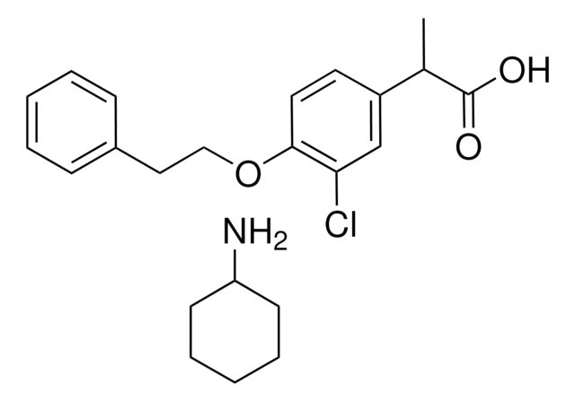 2-(3-CHLORO-4-(2-PHENYLETHOXY)PHENYL)PROPANOIC ACID, CYCLOHEXANAMINE ...