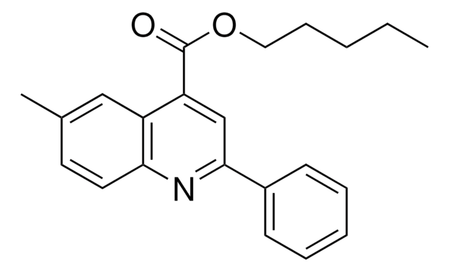 PENTYL 6-METHYL-2-PHENYL-4-QUINOLINECARBOXYLATE AldrichCPR