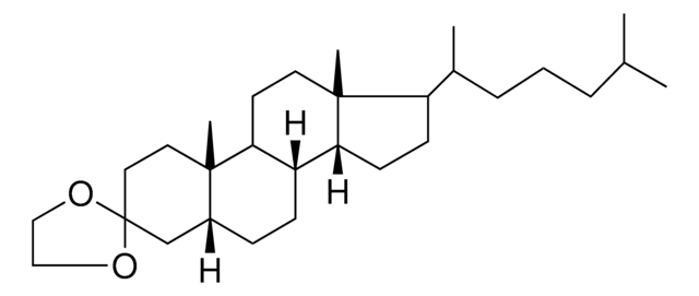 (5R,8R,10R,13S,14R)-10,13-DIMETHYL-17-(6-METHYLHEPTAN-2-YL)HEXADECAHYDROSPIRO[CYCLOPENTA[A]PHENANTHRENE-3,2'-[1,3]DIOXOLANE] AldrichCPR