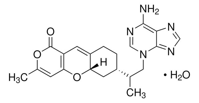 Aminopurinyl pyranobenzopyranone monohydrate &#8805;98% (HPLC), solid