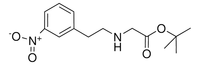 tert-Butyl [[2-(3-nitrophenyl)ethyl]amino]acetate AldrichCPR