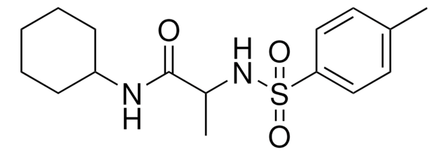 N-CYCLOHEXYL-2-(((4-METHYLPHENYL)SULFONYL)AMINO)PROPANAMIDE AldrichCPR