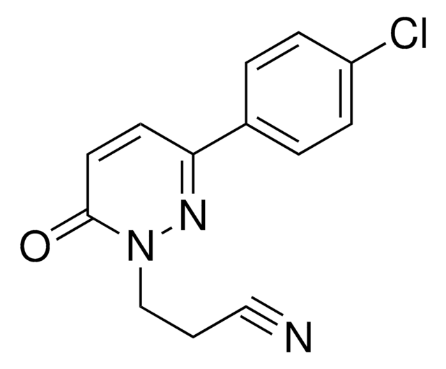 3-(3-(4-CHLOROPHENYL)-6-OXO-1(6H)-PYRIDAZINYL)PROPANENITRILE AldrichCPR