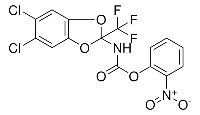 2-NITROPHENYL 5,6-DICHLORO-2-(TRIFLUOROMETHYL)-1,3-BENZODIOXOL-2-YLCARBAMATE AldrichCPR